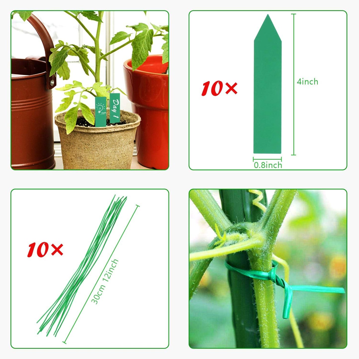Moss Pole,  27 Inch Moss Poles - 2Pcs 17 Inch Plant Stakes Moss Sticks for Monstera Indoor Creepers Plant Support Extension Climbing Plants
